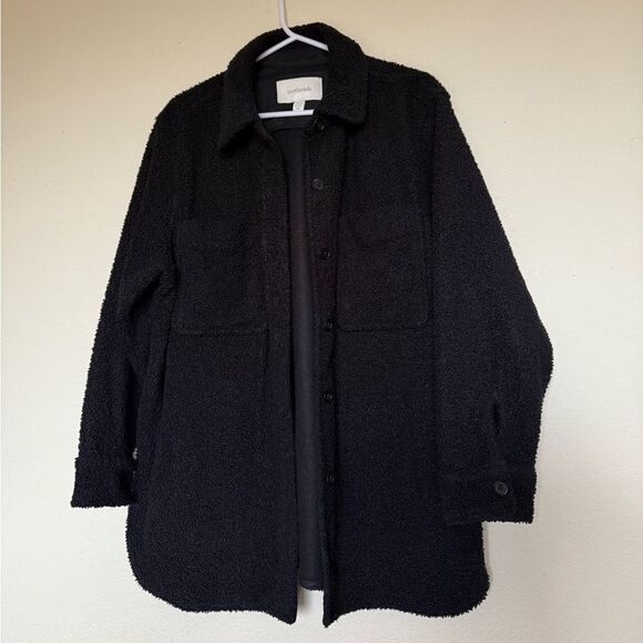 EcoThreads | Teddy Women's Black Jacket Size M - Picture 3 of 5